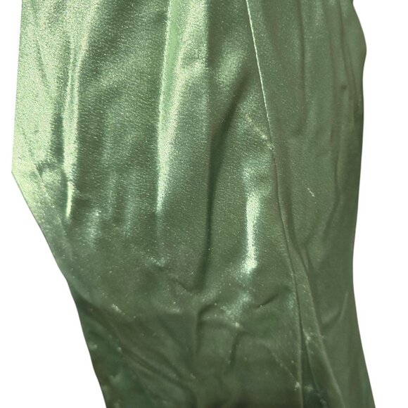 Vtg Gunne Sax Halter Satin Formal Gown Womens Size 3/4 Jessica McClintock - Picture 13 of 16